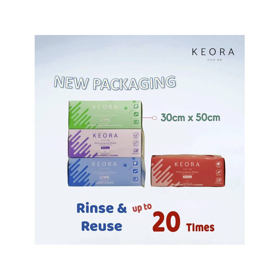 Keora Multi Purpose Wipes New Packaging