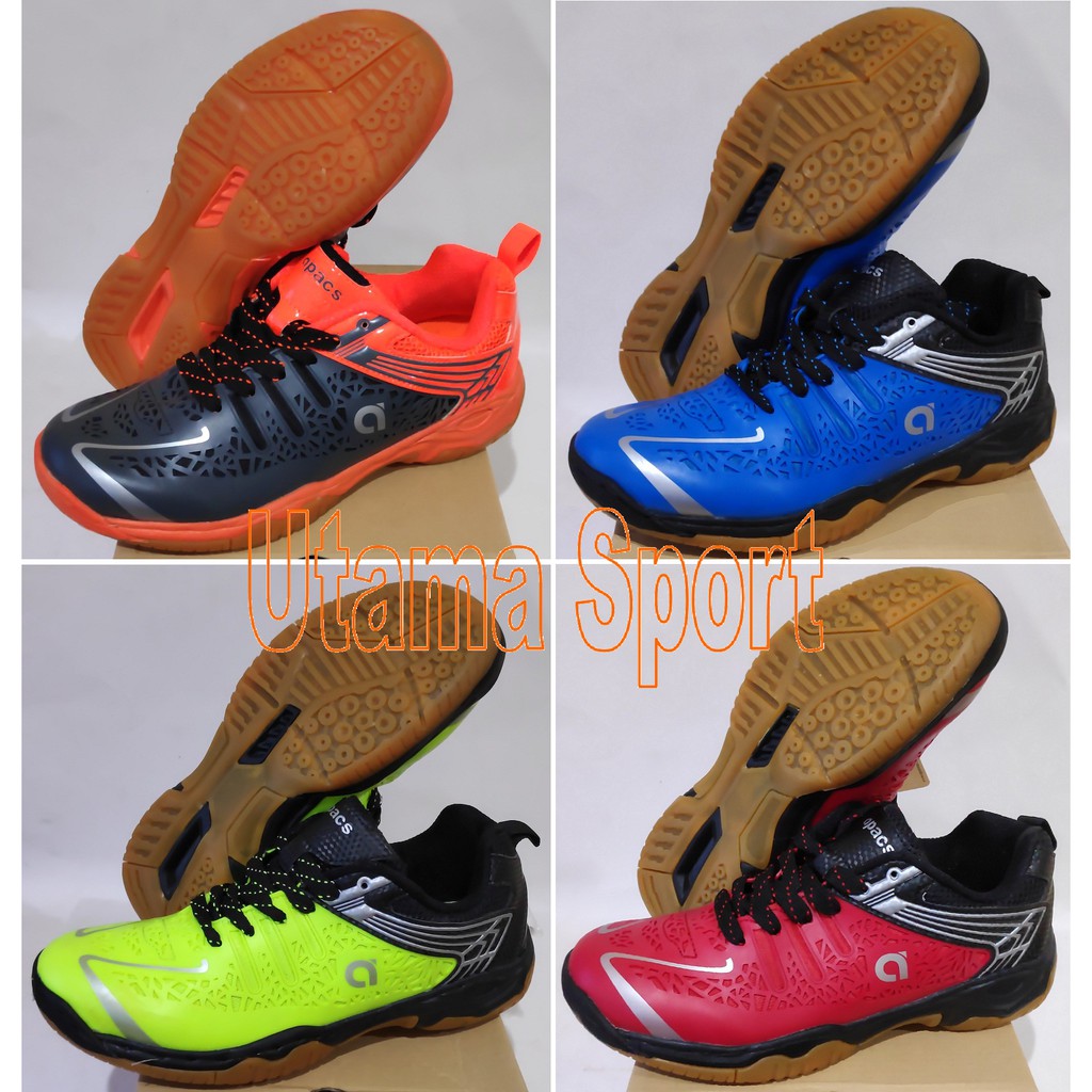 Badminton Shoes Apacs Power Cushion Cp 076 Shopee Singapore