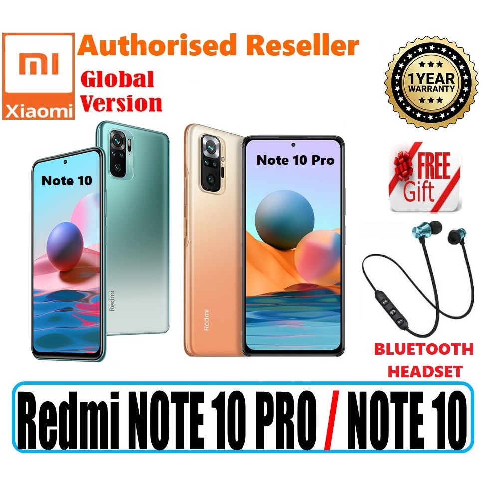 Xiaomi Redmi Note 10 6 128gb Note 10 Pro 8 128gb Local 1 Year Xiaomi Warranty Singapore