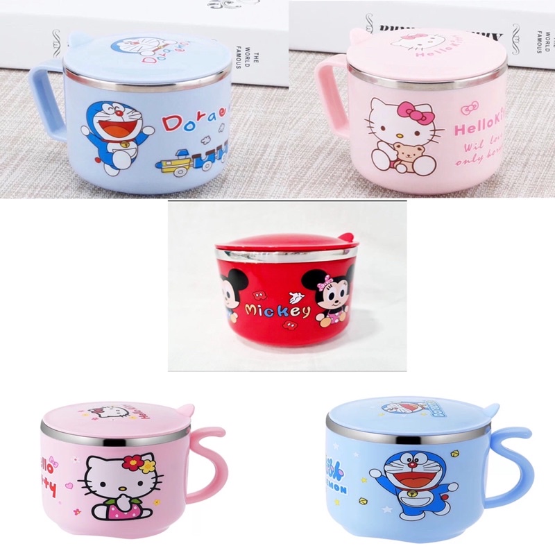Mug Kids Cup 304 Stainless Steel Anti Hot Cup Children Mug Cawan Cartoon Comel Mug Shopee Singapore