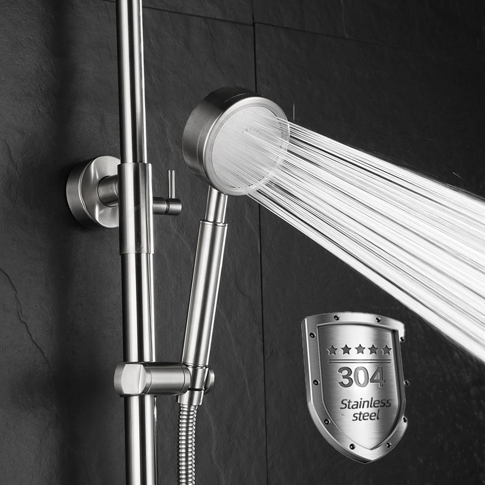 STEEL GUARD SUS304 Stainless Steel Handheld Shower Head Single Function