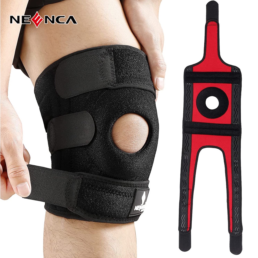 Knee Brace Joint Stabilizer Relief Meniscus Arthritis Pain Adjustable Professional Knee Protector Support Non Slip Comfort 