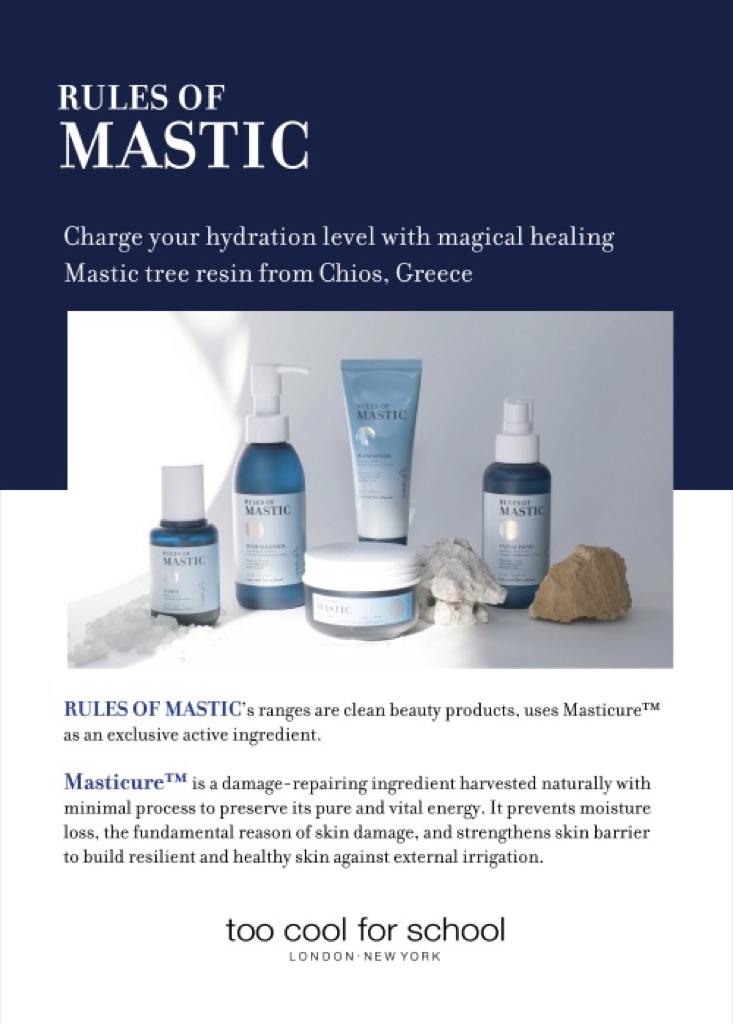 rules of mastic facial tonic