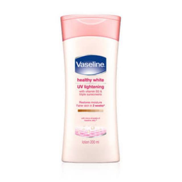 vaseline body lotion healthy white uv lightening