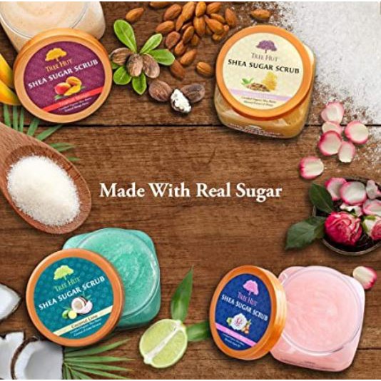 tree hut tahitian vanilla bean shea sugar scrub