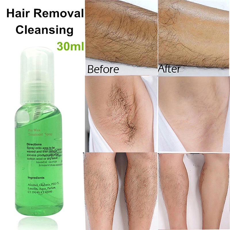 1 Pc 30ml Natural Permanent Hair Removal Treatment Liquid Personal Body  Cleanser Hair Removal Waxing Care Solution | Shopee Singapore