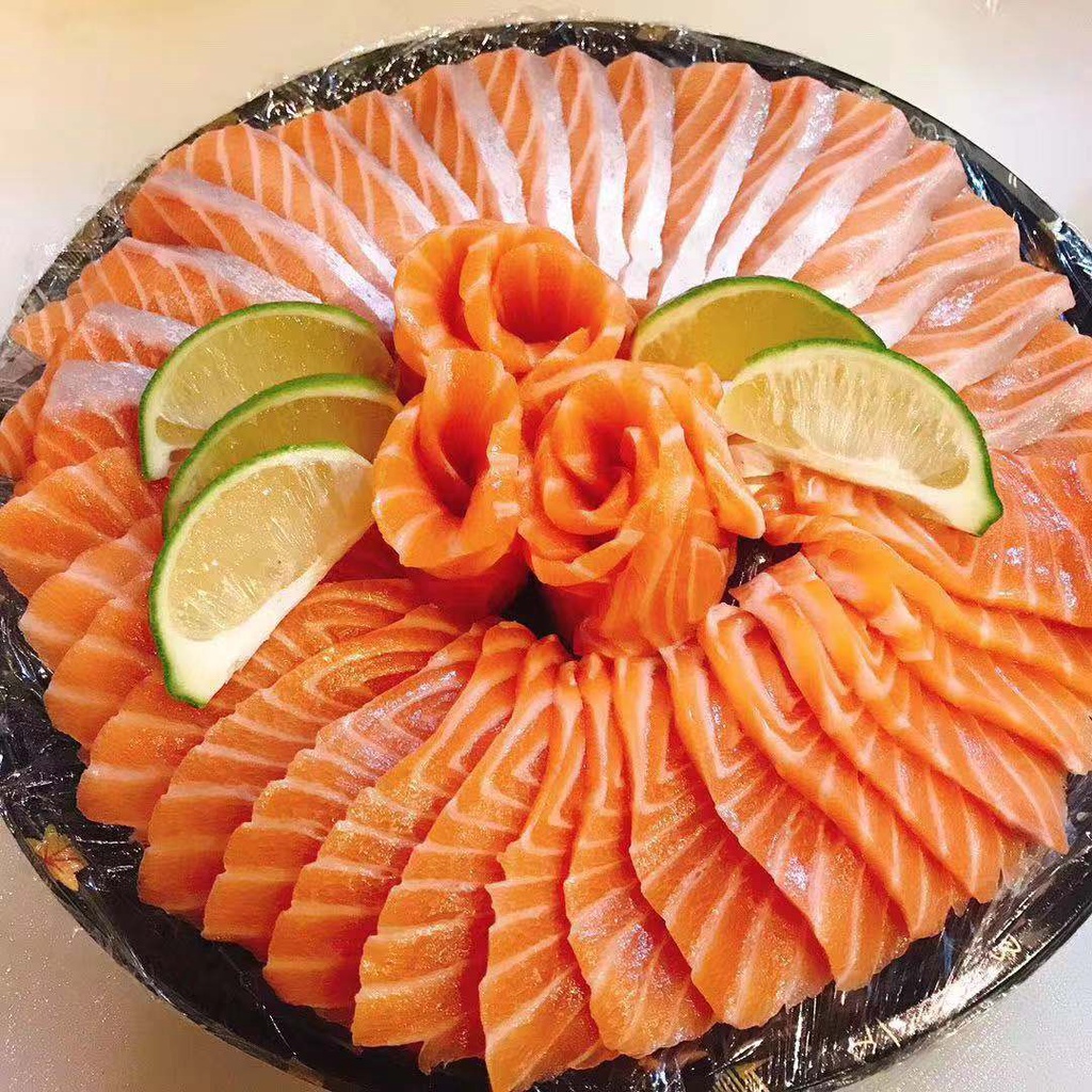 Sushi Japanese Fruit Fresh Salmon Disposable Take out Take Away Printing Large, Medium and Small Platter Disc with Lid/Sushi Packing Box / Yee Sang Tray / Disposable Food Container