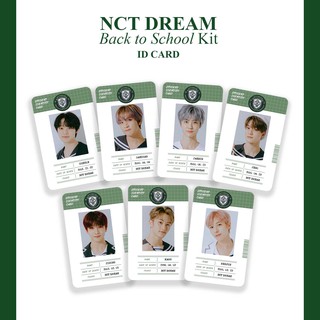 Nct DREAM ID Card Photocard Back to School 2021 Unofficial | Haechan ...