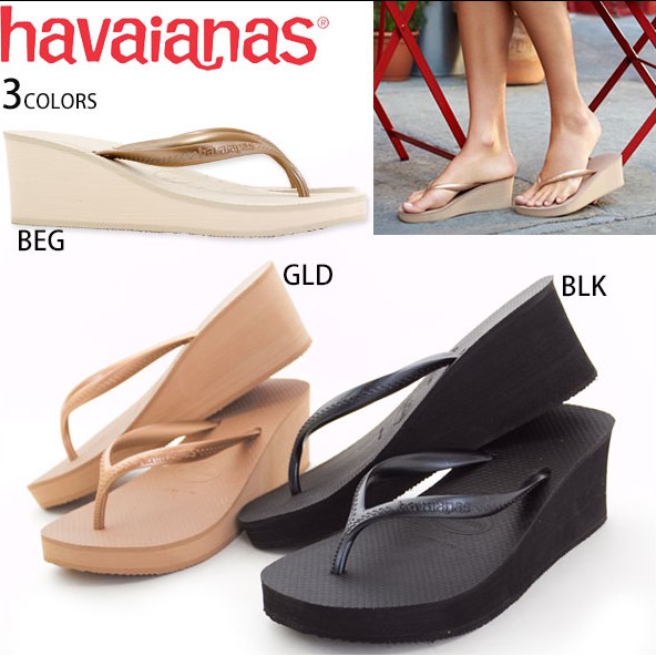 havaianas slippers with heels