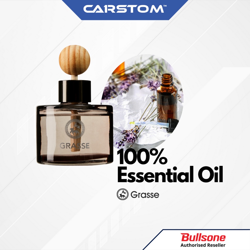 Local Stock Bullsone Grasse Diffuser - Essential Oils, Air Freshener, Car Freshener, Home Air Freshener for Cars & Homes