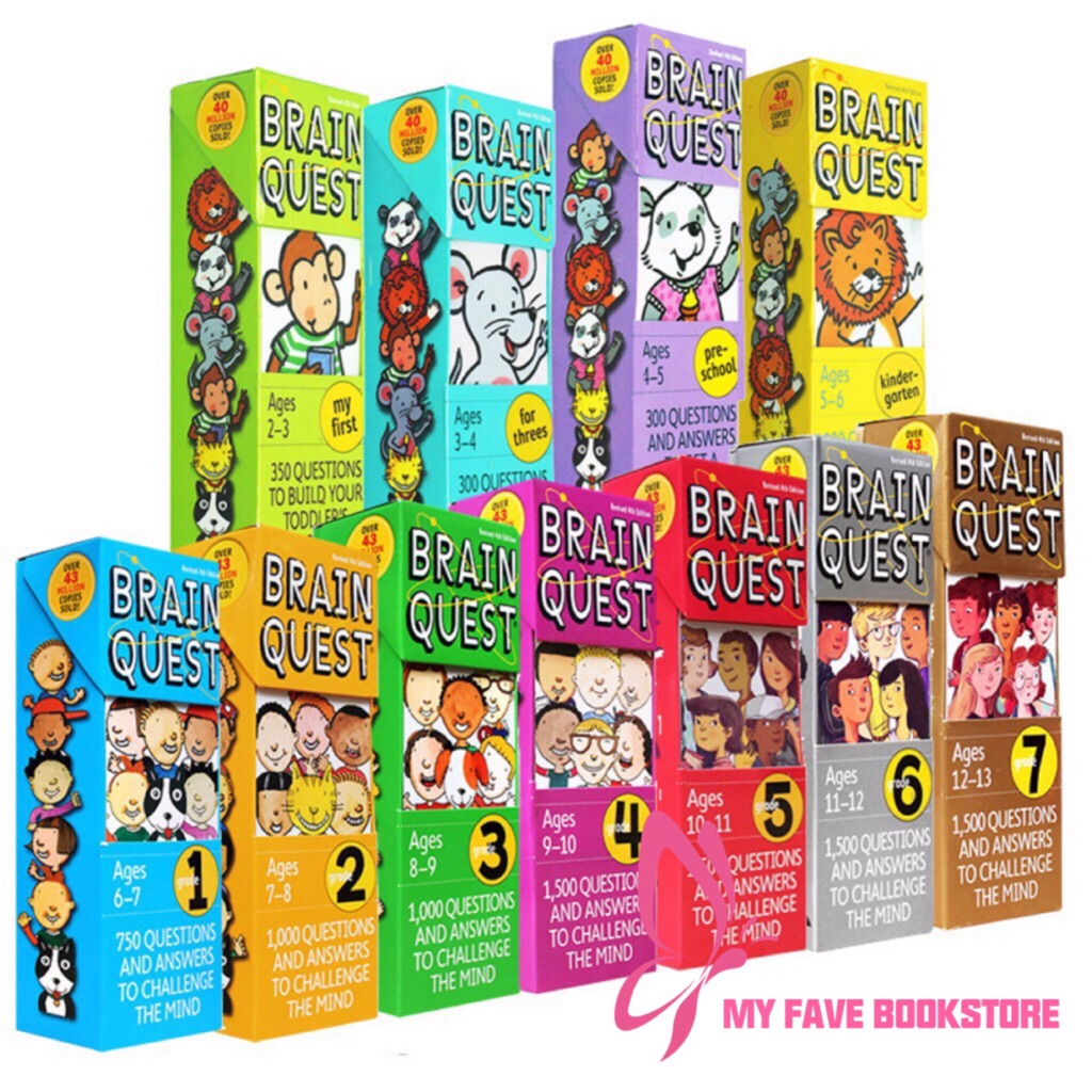 [SG Stock] Brain Quest Learning Flash Cards Shopee Singapore