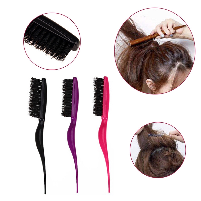 Professional Salon Slim Line Carding Brushing Tool Diy Hair Comb Shopee Singapore