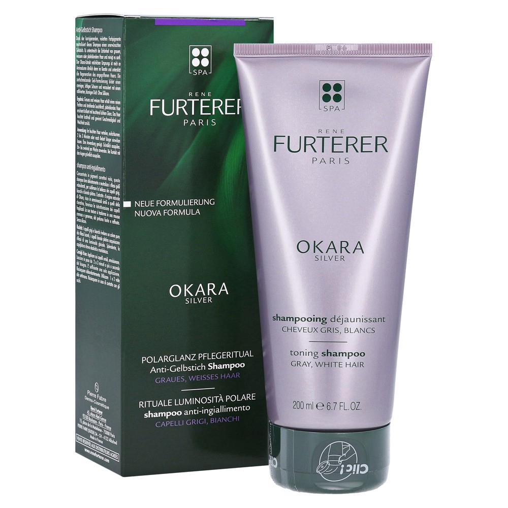 Rene Furterer Okara Okara Silver Toning Shampoo Gray White Hair