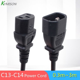 IEC 320 C14 To C13 Extension Cable For PDU UPS PC Computer 10A 250V Male Plug To Female Socket AC Power Cord 0.3M/0.5M/1M/1.5M/2M/3M