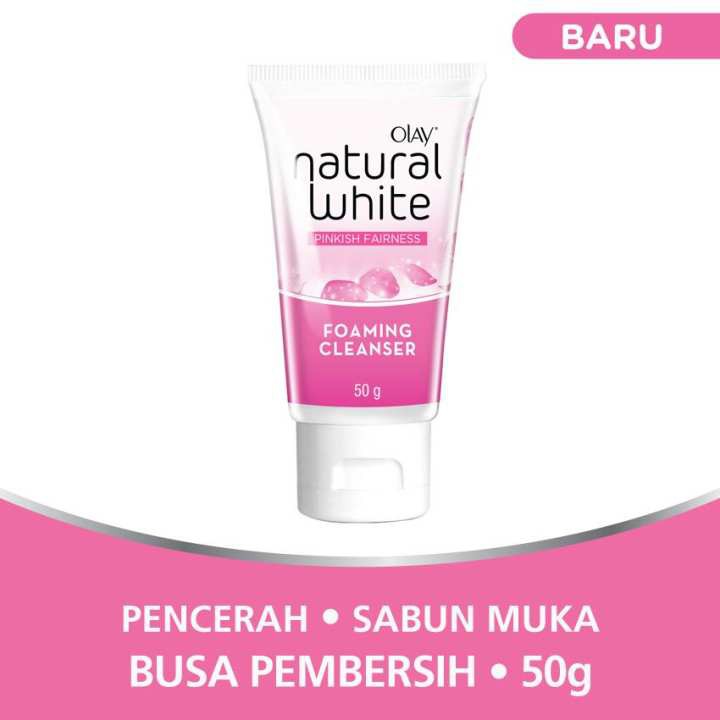 facial wash olay natural white