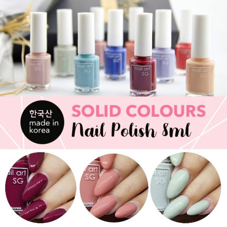 Korean Nail Polish Shopee Singapore