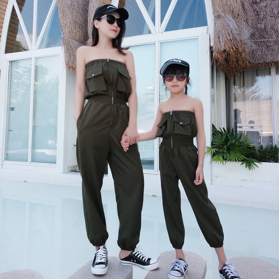 mother daughter matching jumpsuits