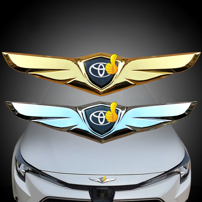 For Toyota Car Front Hood Ornaments Metal Decoration Logo Angel
