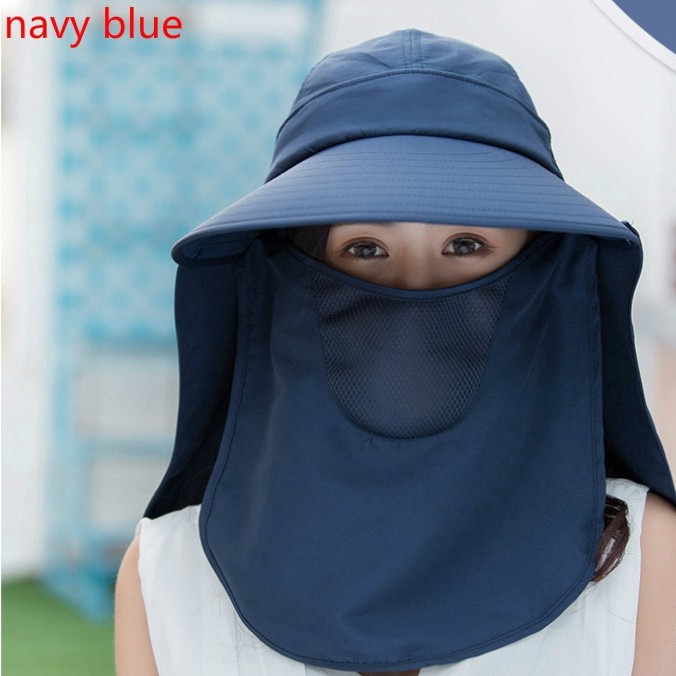 unisex Hat Sunshade Cap Ride Sunscreen Cap Face Ultraviolet Protection