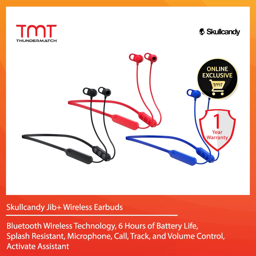 skullcandy jib  wireless earphone with activate assistant
