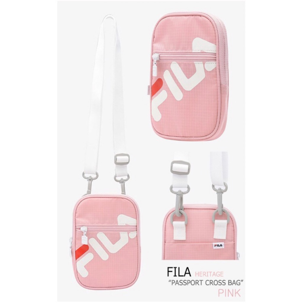 fila crossbody bag pink