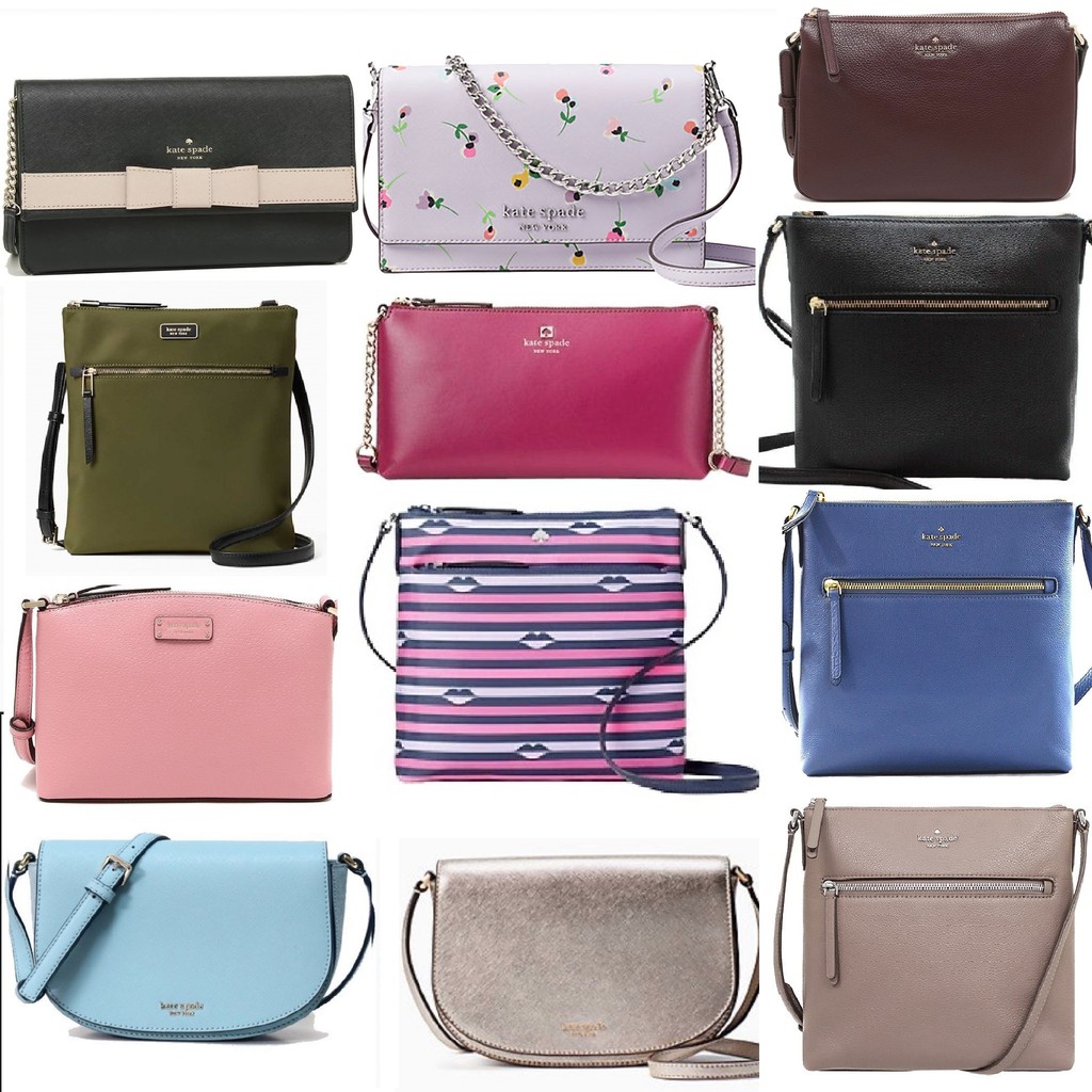 Kate Spade Nylon /Leather Crossbody Collection | Shopee Singapore