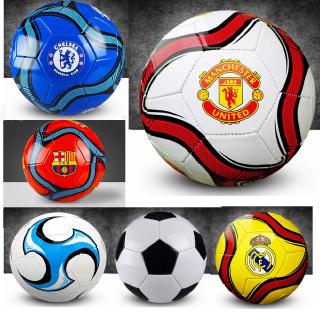 Premier League La Liga Football Anti Slip PU Leather Soccer Bola Size 5 Size 4 Futsal