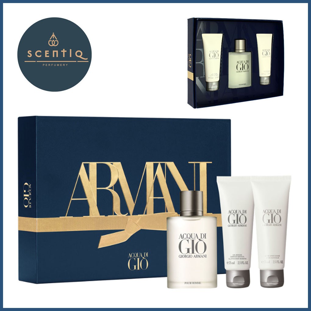 Giorgio Armani Adgh Aqua Di Gio Profondo Edp 75ml 15ml Sg 75ml Original Giorgio Armani Perfume Giftset Shopee Singapore