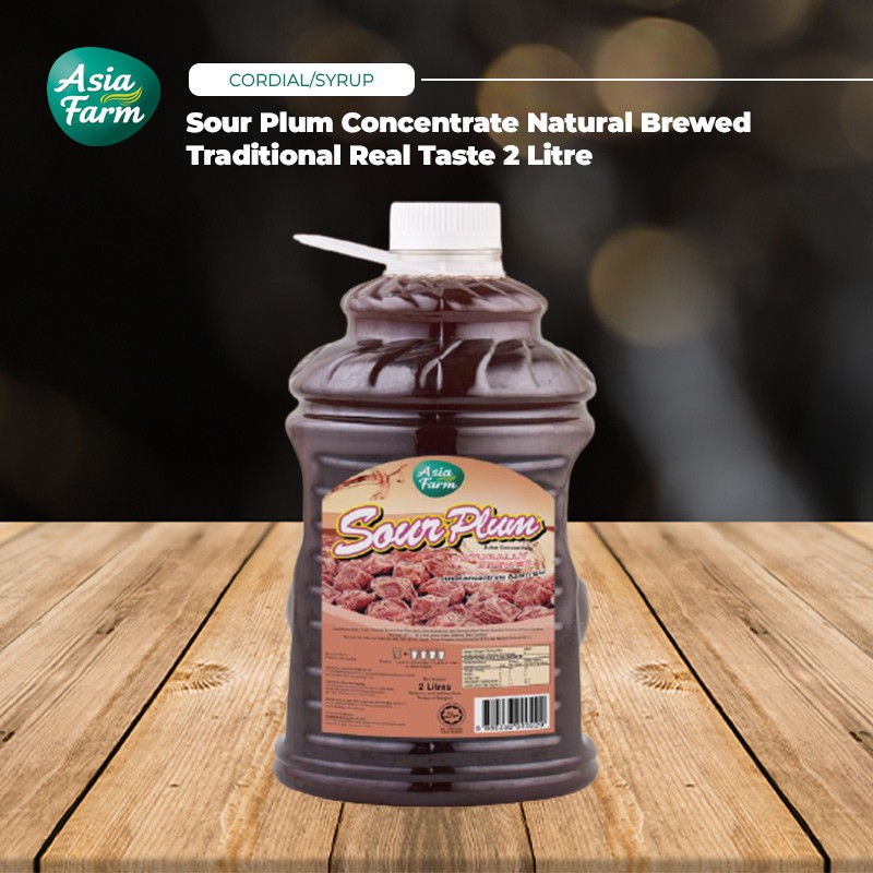 Concentrate 2litre Asia Farm Sour Plum Shopee Singapore