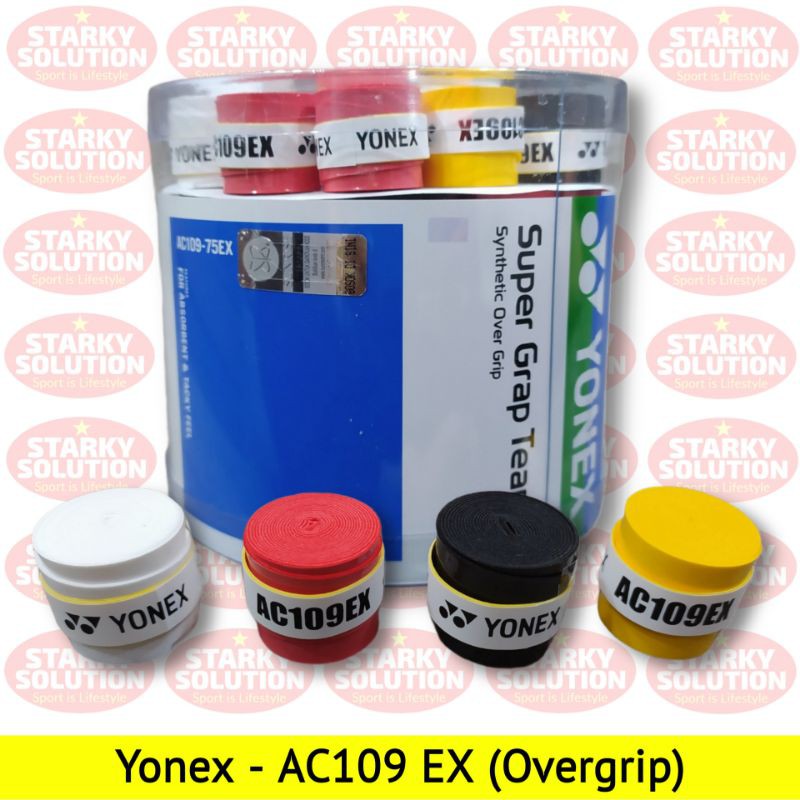 Overgrip Yonex Ac109ex Thin Rubber Grip Tennis Badminton Ac 109 Ex Original Shopee Singapore