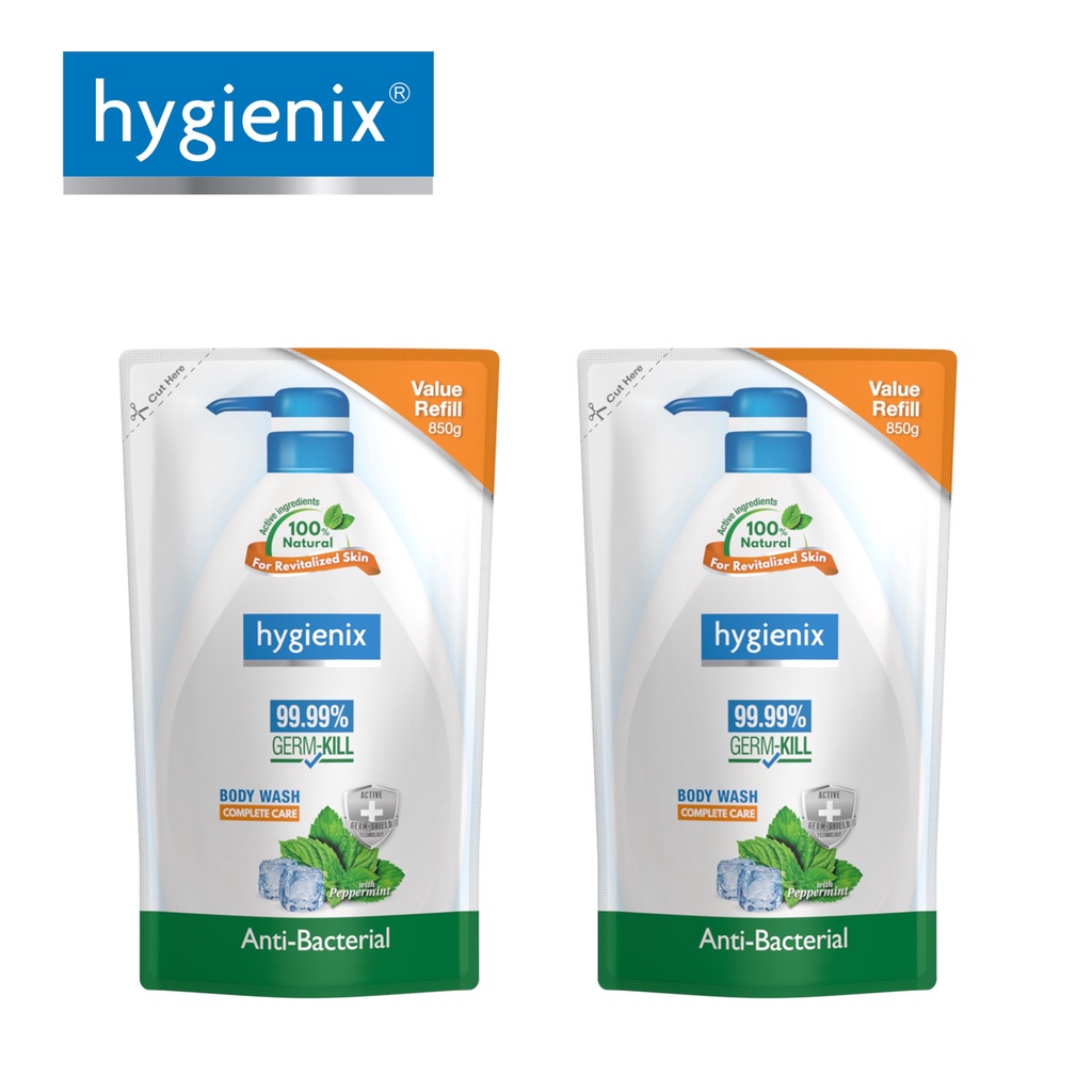 [Bundle Of 2] HYGIENIX Anti-Bacterial Body Wash Refill 850g X2 | Shopee ...