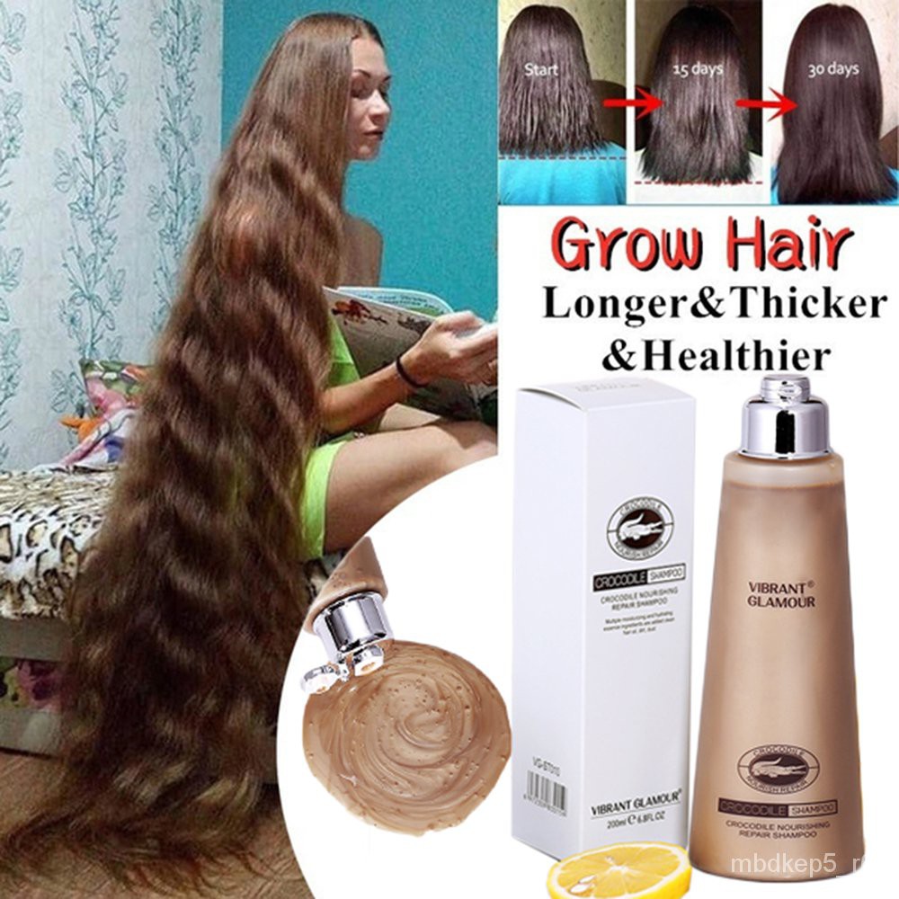 200ml Crocodile Hair Growth Shampoo Anti Hair Loss Treatment Fast Growth  Longer thicker for Men Women Best Hair Growth P | Shopee Singapore