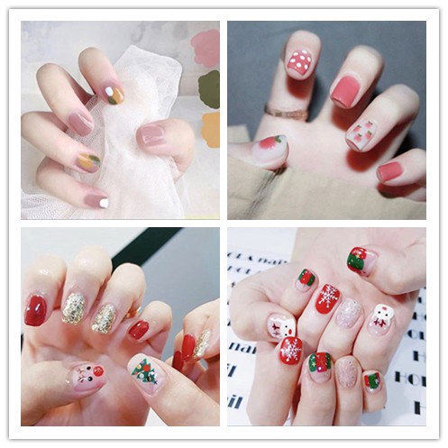 Christmas Nail Sticker Motif Sticker Kuku Stiker  Kuku Nail 