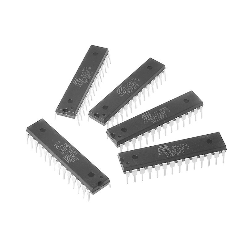 Run 5pcs Atmega328p Pu Mcu Ic Chip With Arduino Uno Bootloader Shopee Singapore