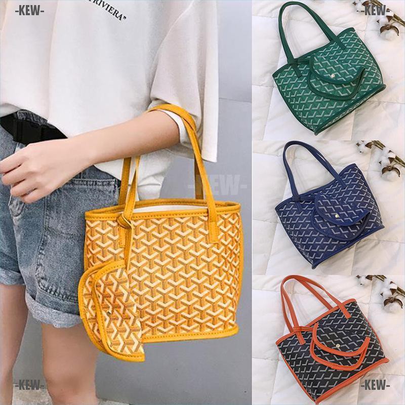 Kew X Korean Emo Goyard Bag Women Shoulder Bag Tote Bag Handbag Fashion Shopping Bag Shopee Singapore