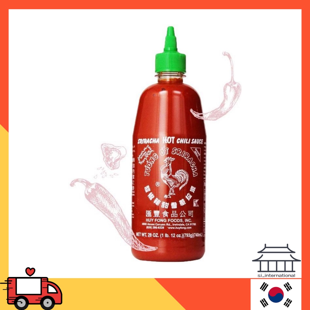 Fong] Sriracha Hot Chili Sauce / Diet Sauce / No Calorie