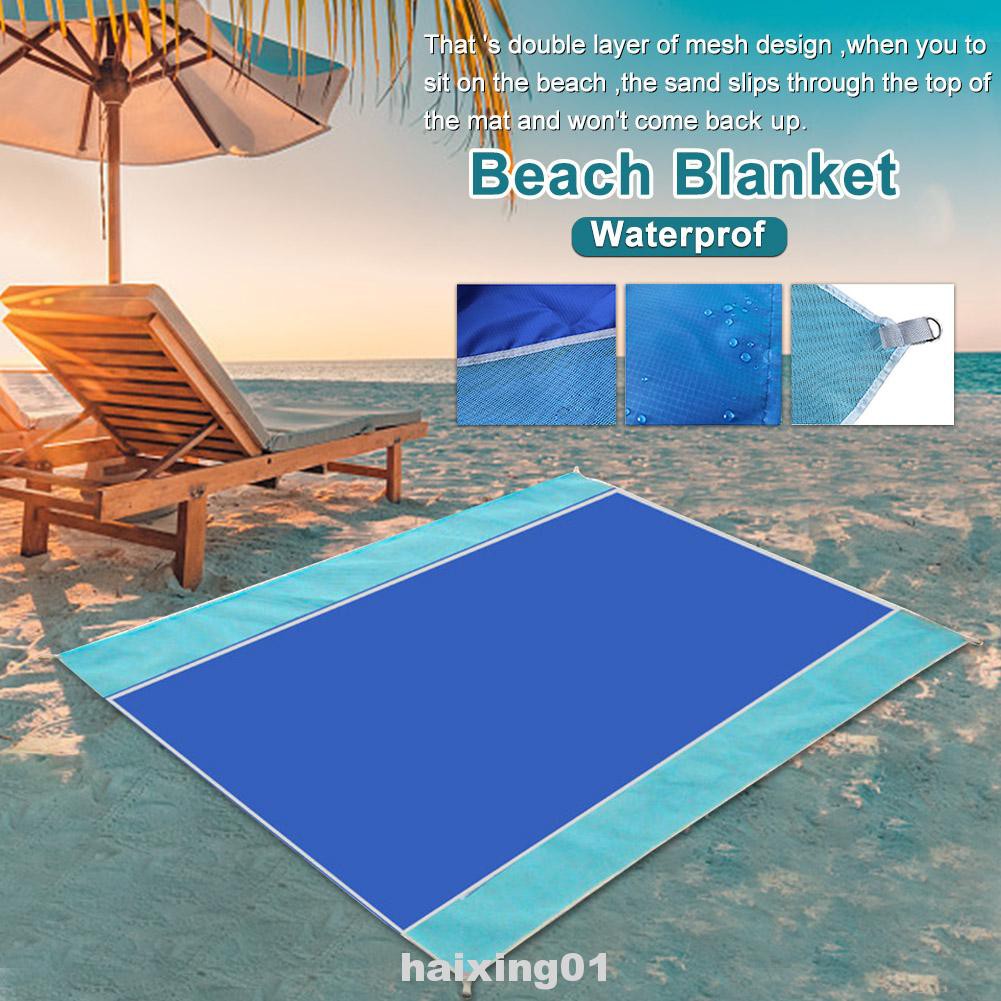 Outdoor Camping Polyester Fishing Sleeping Water Resistant Extra Large Beach Blanket Shopee Singapore
