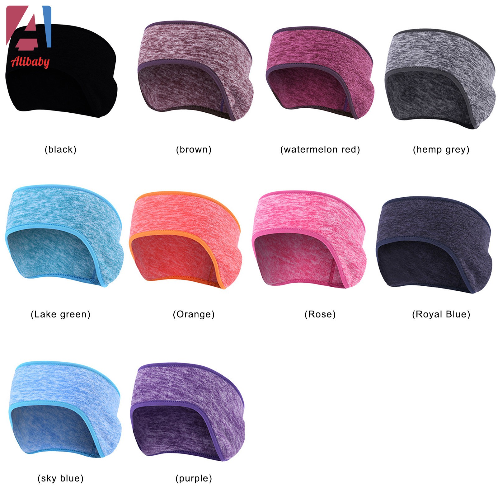 red ear warmer headband