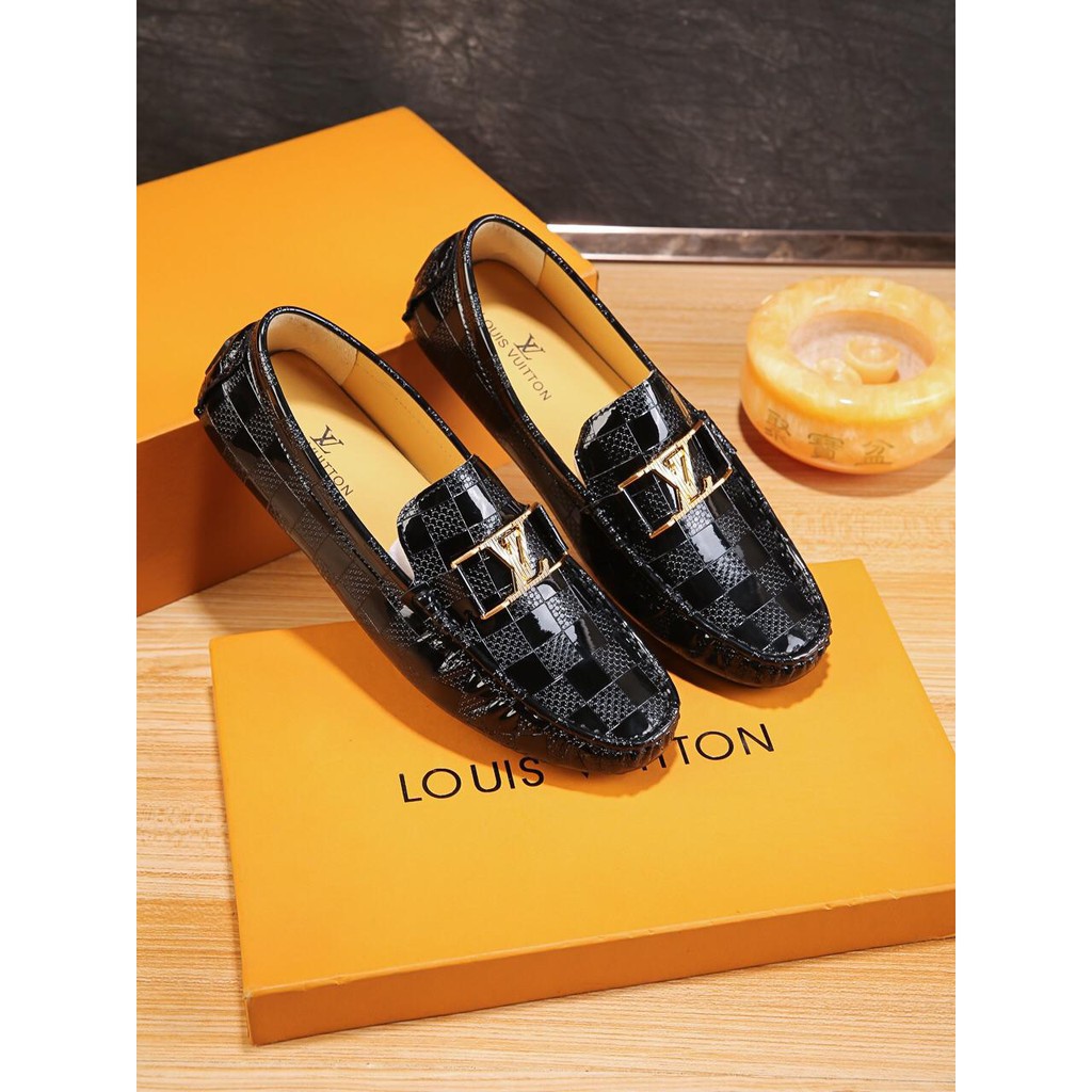 Louis Vuitton Mens Loafers & Slip-Ons 2023-24FW, Black, 10.5 (Stock Check Required)