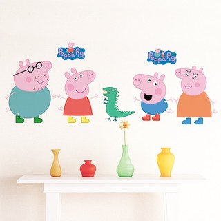 Baby Kids Bedroom Peppa Pig Removable Decal Vinyl Mural Art Pvc Wall Sticker Hot