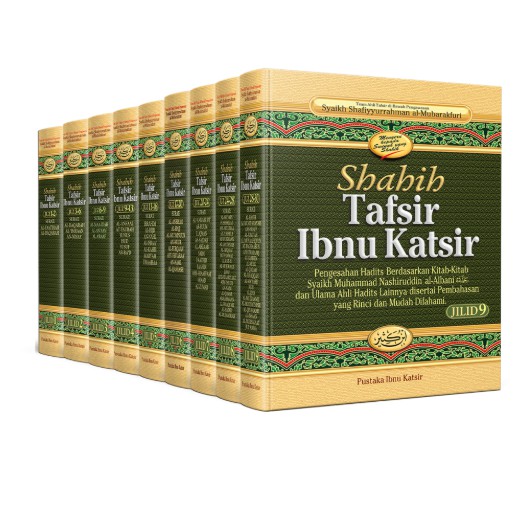 Shahih Tafsir Ibnu Katsir 1 Set 9 Jilid Shopee Singapore