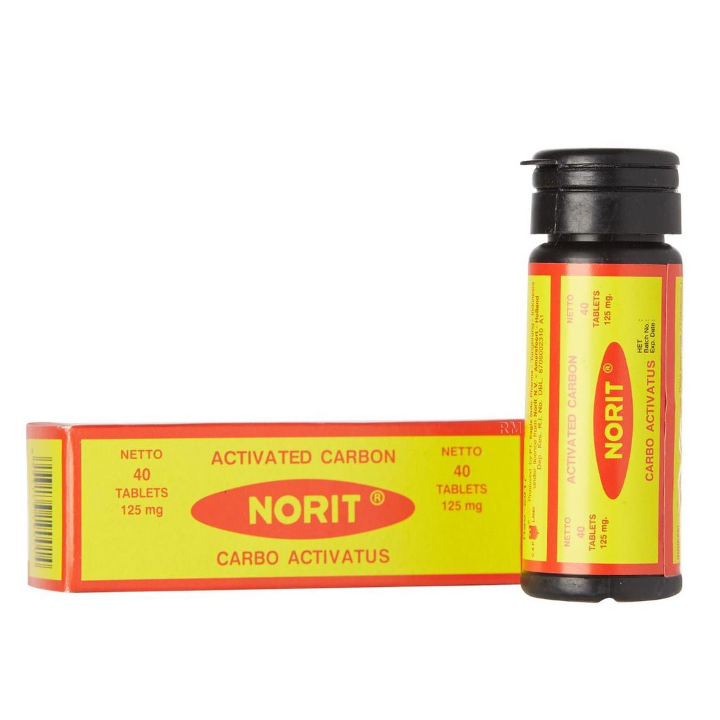 Norit Activated Carbon 125mg 40s Shopee Singapore