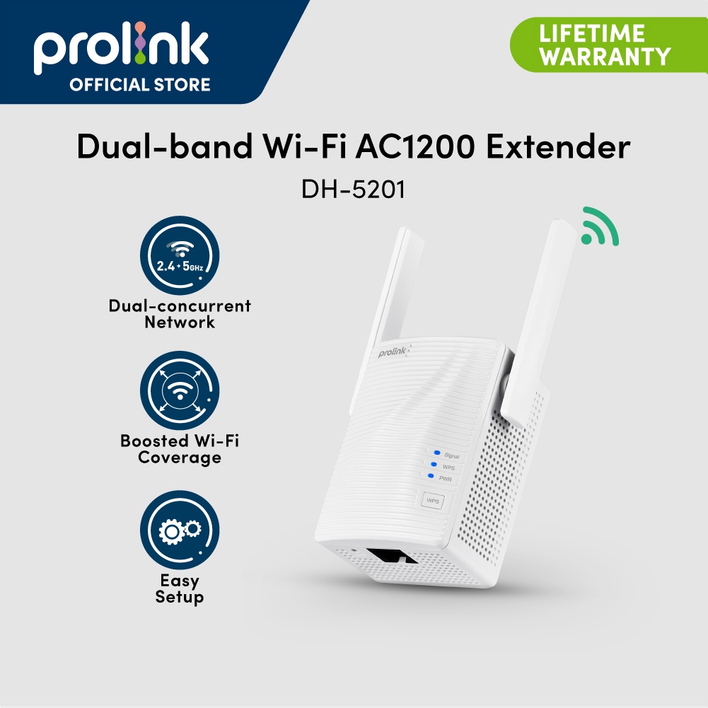 [Bestseller] Prolink AC1200 DualBand WiFi Extender (Wifi Router