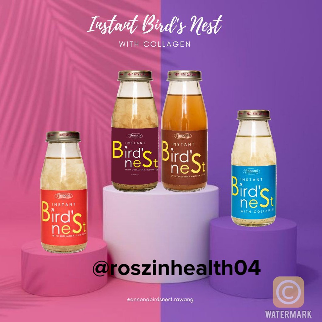 Annona Bird nest collagen drinks 175ml Shopee Singapore