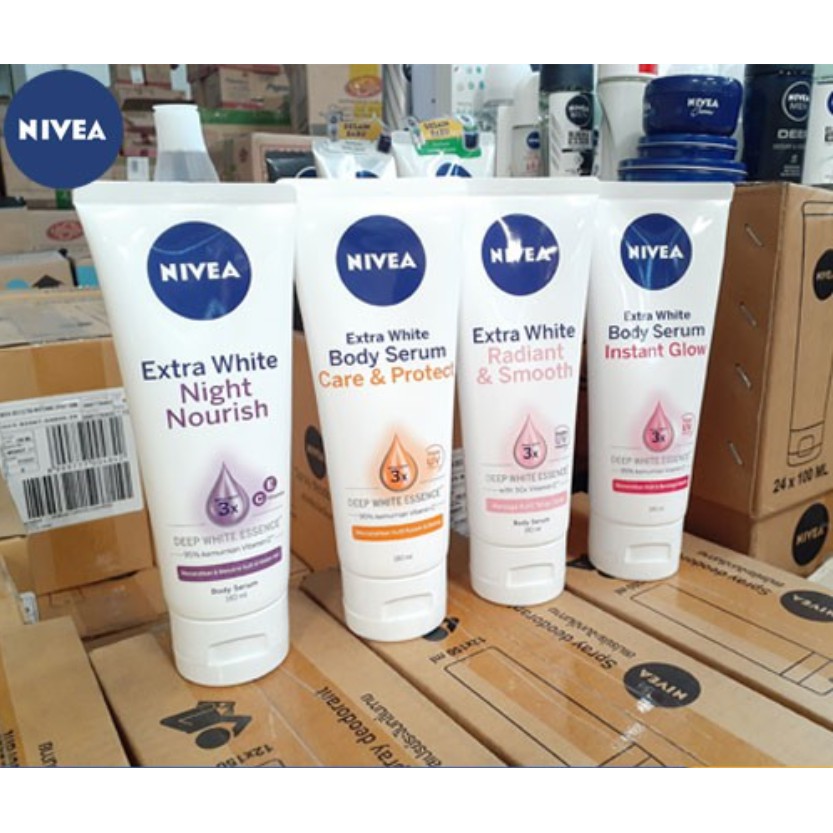 nivea body serum day and night