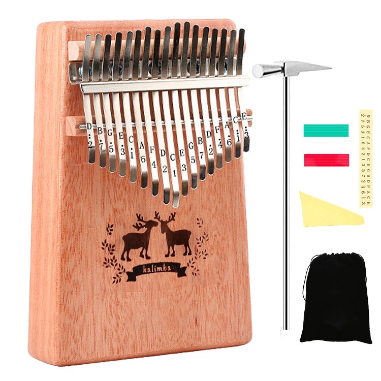 17 Keys Kalimba Thumb Piano Finger Piano Music Instrument African Instruments Shopee Singapore