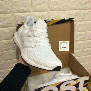 Ultra Boost 4.0 Full White Sneakers In White For Running / Gym / Walking Around For Both Men And Women Clever Man Store