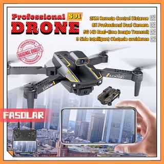 【Professional Grade】S91 8K Drone Professional Obstacle Avoidance Dual Camera Foldable RC Quadcopter Drone FPV 5G WIFI Remote Control Helicopter Toy