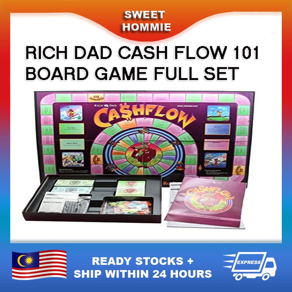 Newest Original Rich Dad Investing Board Game by Robert Kiyosaki CASHFLOW 