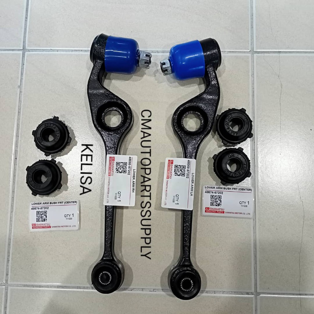 Daihatsu Lower Arm Front With Bush Perodua Kelisa Kenari Shopee Singapore